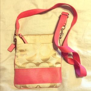 Coach Crossbody in coral