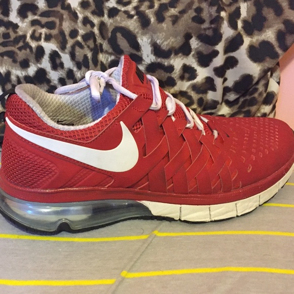 Men's size 8 women size 9 red Nike sneakers