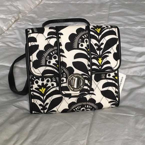 Vera Bradley Mini Turn Lock Crossbody purse.