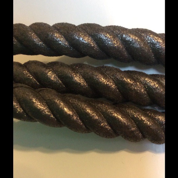 Natalia Brilli Metallic Roped Belt