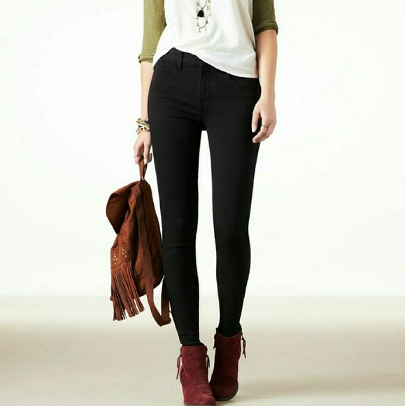 American Eagle Hi-Rise jegging black legging