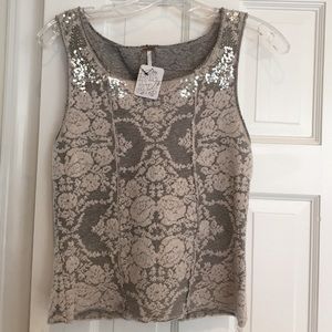NWT Free People Lace Tank