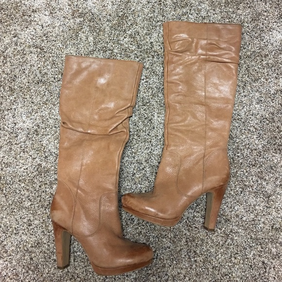 🌟Leather Distressed Slouchy Boot, Sz 8🌟