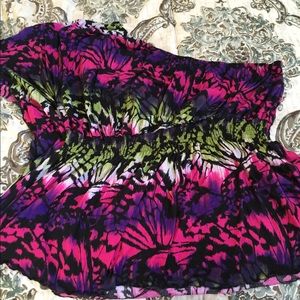 One shoulder, empire waisted top!!