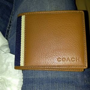 Mens coach wallet