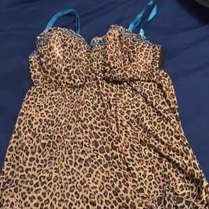 Size 22/24 cacique cheetah lingerie new with tags