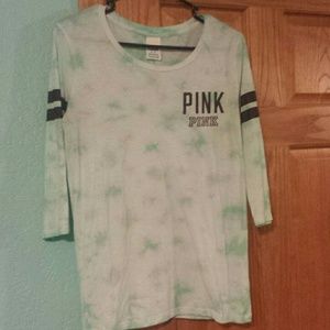 PINK quarter sleeve shirt