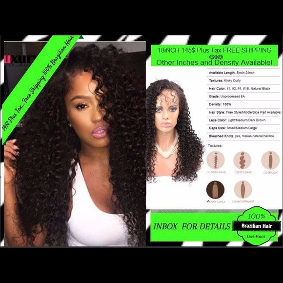 100% Brazilian hair custom made wigs