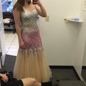 BLUSH Prom dress 2015 In Great Condition!