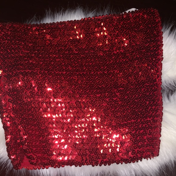 Red Sequin Top or Skirt