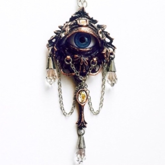 Alchemy Jewelry - In the Forrest-Magickal Boho Ent Eye Pendant