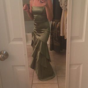 Salsa style ball gown