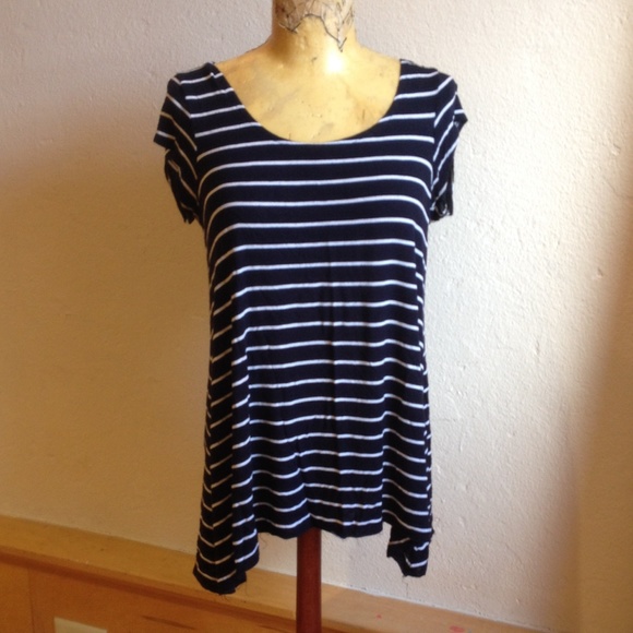 ANTHROPOLOGIE stripped tee