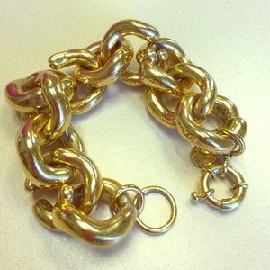 J Crew gold link bracelet authentic
