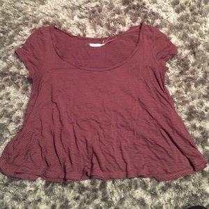 UO Striped Flowy Shirt