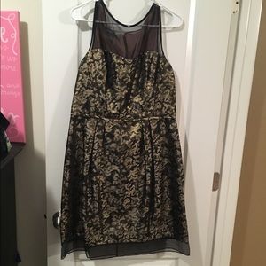 Black/Gold cocktail dress