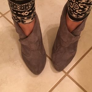 Charlotte Russe heeled booties