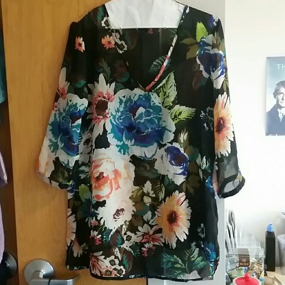 V-neck blouse