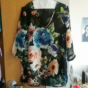 V-neck blouse