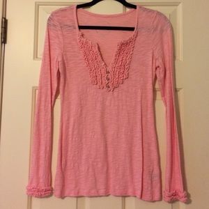 INC pink top worn one