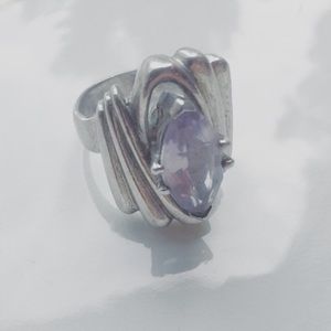 .925 AMETHYST ring !