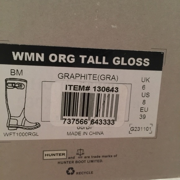 Brand New Hunter rain boots