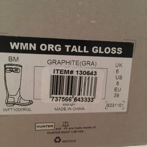 Brand New Hunter rain boots