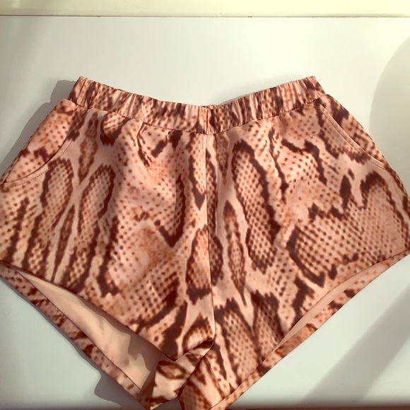 MLM Label bonded shorts- digital snake