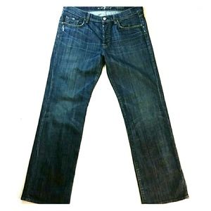 Mens 7 for all Mankind Relaxed Straight jeans 34