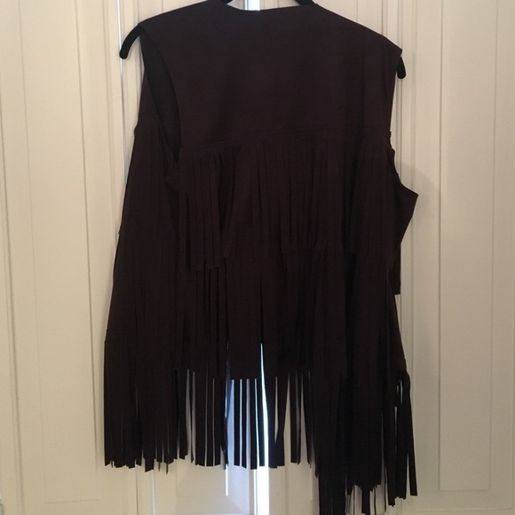 Love Token brown fringe suede vest - Picture 2 of 2