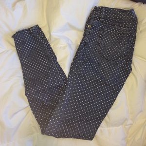 Bullhead Black polka dot jeans