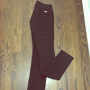 Hudson skinny black jeans