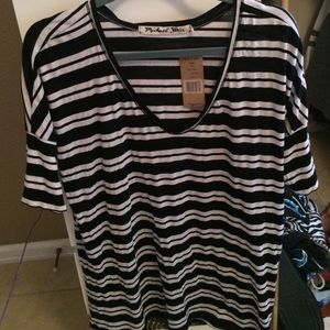 Michael Stars oversized striped tee