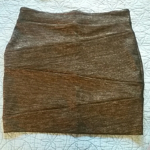 Black mini skirt