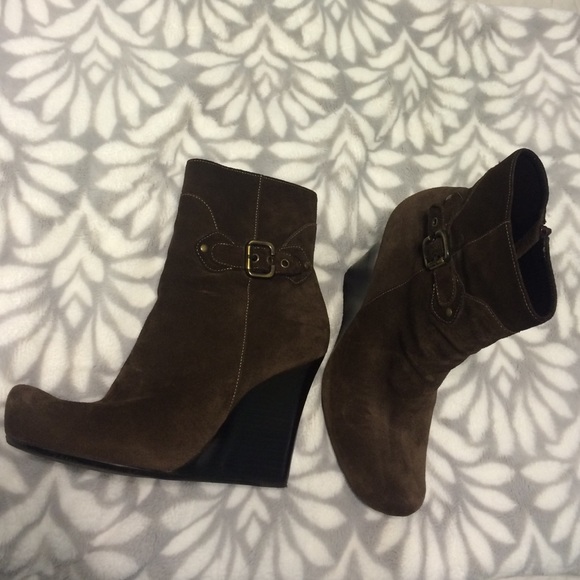 Via Spiga brown wedges