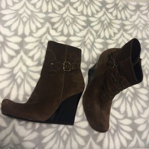 Via Spiga brown wedges