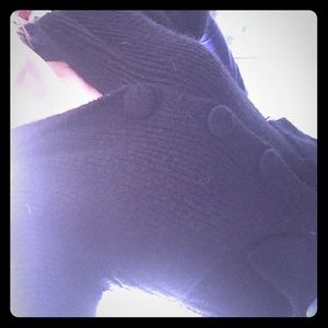 Black knit sweeter jacket