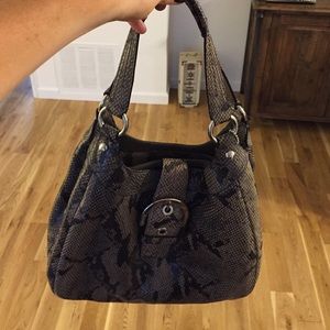 Snake skin Coach Purse