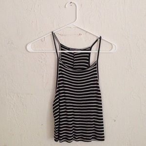 brandy halter cropped tank