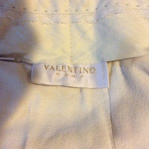Valentino cream slacks. Women's size 12