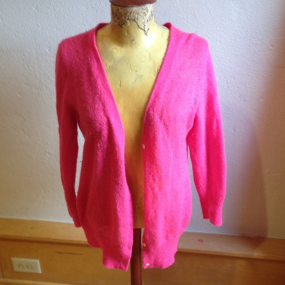 Pink sweater, part wool - Picture 1 of 1