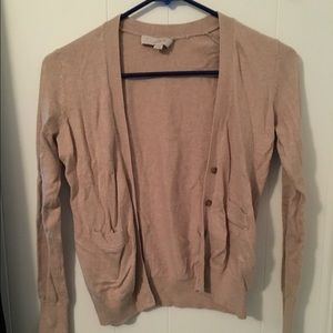 Tan cardigan