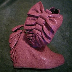 Jeffrey Campbell 🎀 Backbow in Coral Leather 🎀