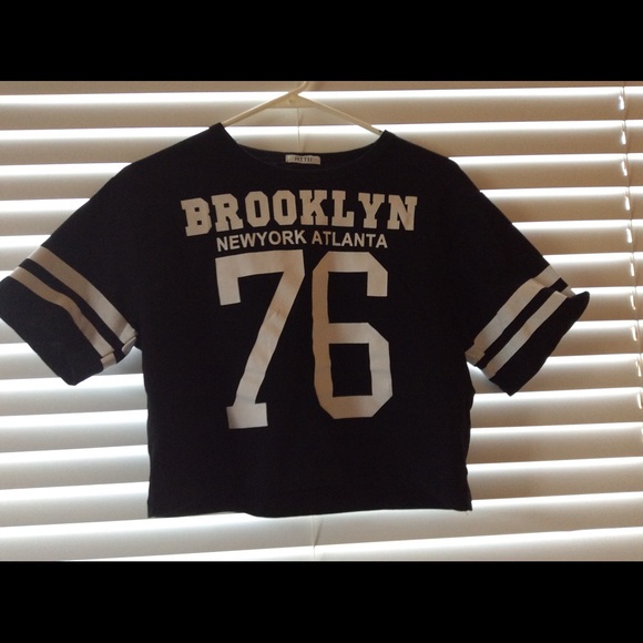 Black & White Brooklyn Crop Top