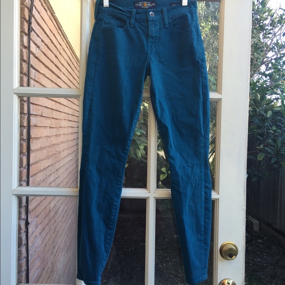 Lucky colored skinny leg jeans