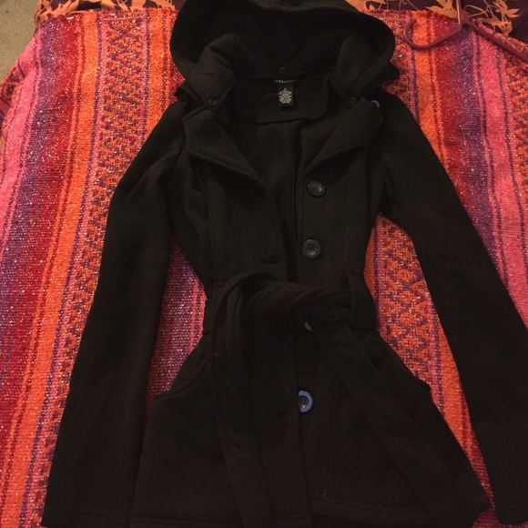 Black wet seal jacket