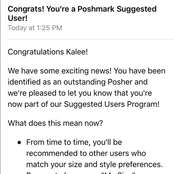 💖Posh Suggested User 💖 Kalee 🍾 - Picture 2 of 3