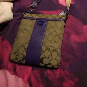 Coach cross body purse