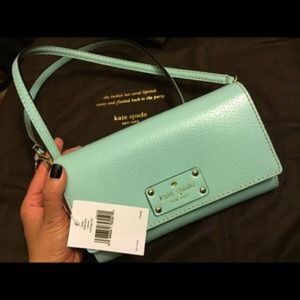 Tiffany blue Kate Spade cross body😍