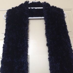 Cozy Navy Blue Scarf